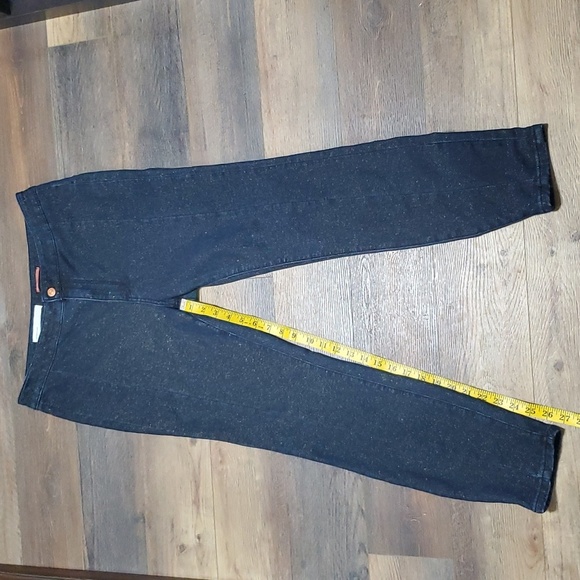 Anthropologie pilcro gold flecked high rise denim legging jeans like new - Picture 1 of 12